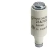 Siemens 5SD606 – DIAZED fuse link 750 V DC rail system protection Quick-response characteristic size DIII, E33, 20A — photo 1 of 3