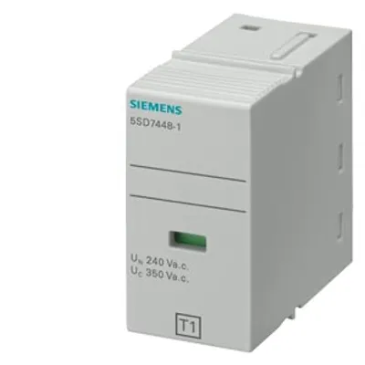 Siemens 5SD7448-1 – Plug connector type 1 L-N requirement class B, Uc 350 V 1-pole for 5SD744 combination surge arrester