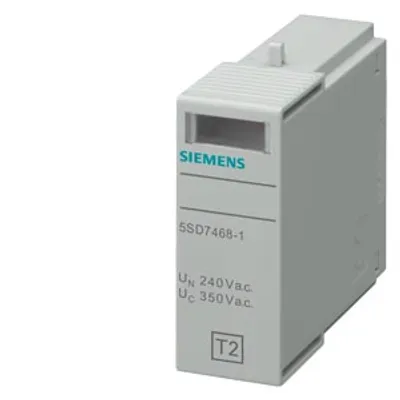 Siemens 5SD7468-1 – Plug connector type 2 L-N requirement class C, Uc 350 V 1-pole for surge arrester 5SD746.