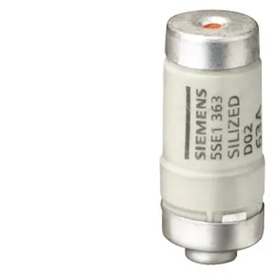 Siemens 5SE1350 – NEOZED fuse-link, D02, 50 A, gR, Un AC: 400 V, Un DC: 250 V, SILIZED Siemens 5SE1350 – NEOZED fuse-link, D02, 50 A, gR, Un AC: 400 V, Un DC: 250 V, SILIZED