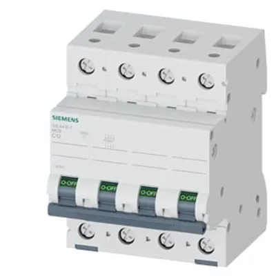 Siemens 5SL4413-7 – Miniature circuit breaker 400 V 10kA, 4-pole, C, 13A