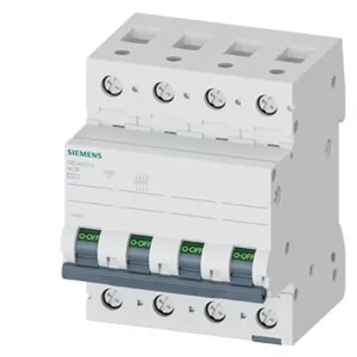 Siemens 5SL4620-8 – Miniature circuit breaker 400 V 10kA, 3+N-pole, D, 20 A