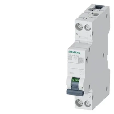 Siemens 5SL6016-7KL – Miniature circuit breaker 230 V, 6 kA, 1+N-pole/1 MW, N left, C16 Siemens 5SL6016-7KL – Miniature circuit breaker 230 V, 6 kA, 1+N-pole/1 MW, N left, C16