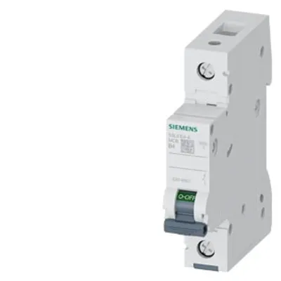 Siemens 5SL6104-6 – Miniature circuit breaker 230/400 V 6kA, 1-pole, B, 4A Siemens 5SL6104-6 – Miniature circuit breaker 230/400 V 6kA, 1-pole, B, 4A