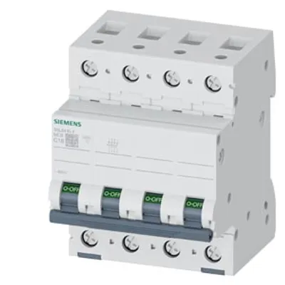 Siemens 5SL6415-7 – Miniature circuit breaker 400 V 6kA, 4-pole, C, 1.6A Siemens 5SL6415-7 – Miniature circuit breaker 400 V 6kA, 4-pole, C, 1.6A