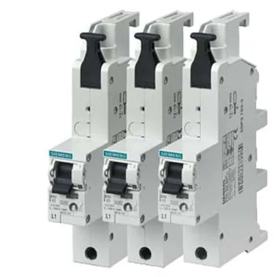 Siemens 5SP3740-2 – Main miniature circuit breaker (SHU), 1-pole, E 40A, 230/400 V (block with L1, L2, L3) Siemens 5SP3740-2 – Main miniature circuit breaker (SHU), 1-pole, E 40A, 230/400 V (block with L1, L2, L3)