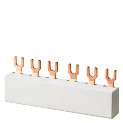 Siemens 5ST2601 – Busbar, 63 A 3-pole modular width 15 mm Fork design for 2…