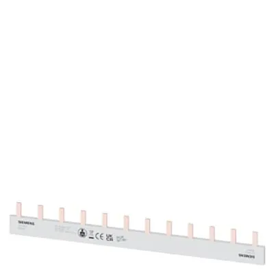 Siemens 5ST3602 – Pin busbar, 10 mm2 connection: 12x 1-phase touch-safe