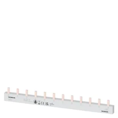 Siemens 5ST3615 – Pin busbar, 10 mm2 connection: 4x 3-phase touch-safe Siemens 5ST3615 – Pin busbar, 10 mm2 connection: 4x 3-phase touch-safe