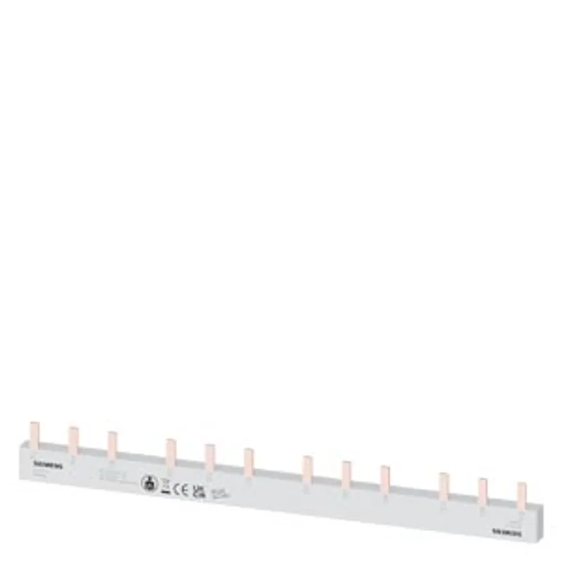 Siemens 5ST3617 – Pin busbar, 10 mm2 connection: 4x (3-phase+AUX/FS) touch-safe — photo 1 of 5