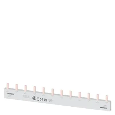 Siemens 5ST3638 – Pin busbar, 16 mm2 connection: 6x 2-phase touch-safe Siemens 5ST3638 – Pin busbar, 16 mm2 connection: 6x 2-phase touch-safe