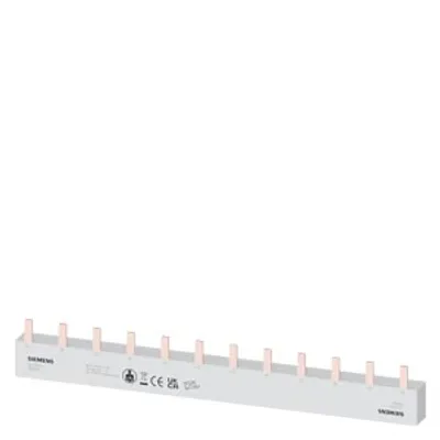 Siemens 5ST3653 – Pin busbar, 16 mm2 connection: 2x3x (1-phase+N) touch-safe