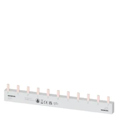 Siemens 5ST3668 – Pin busbar, 16 mm2 connection: 3-phase/+ 8x phase touch-safe for 1FI, 4-pole, NLI+8LS, 1-pole