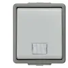 Siemens 5TA4710 – DELTA fläche IP44, AP Dark gray/light gray Control switch switchover 10A 250V, 66x 75 mm — photo 1 of 3
