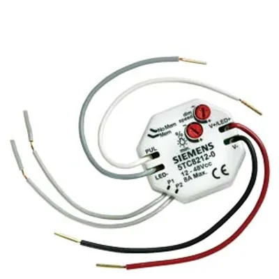 Siemens 5TC8212-0 – Dimmer for LED strips 12/48V DC max.: 8A Siemens 5TC8212-0 – Dimmer for LED strips 12/48V DC max.: 8A