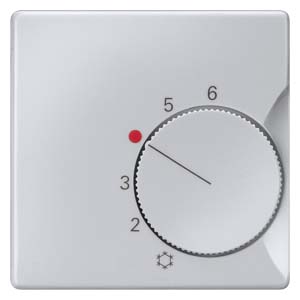 Siemens 5TC9250 – DELTA i-system aluminum-metallic Room temperature controller cover Normally-closed contact/change-over…