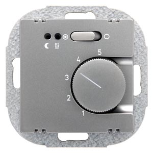 Siemens 5TC9774-5AM00 – DELTA I-system ROOM TEMPERATURE CONTROLLER FOR UNDERFLOOR HEATING ALUMINIUMMETALLIC