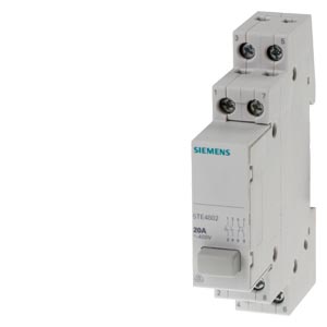 Siemens 5TE4802 – Pushbutton 3 NO + 1 NC, 1 button gray, without maintained-contact function