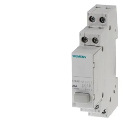 Siemens 5TE4811-2 – Pushbutton 2 NO + 2 NC, 1 button gray, with maintained-contact function