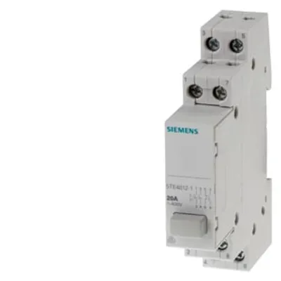 Siemens 5TE4812-1 – Pushbutton 3 NO + 1 NC, 1 button gray, with maintained-contact function