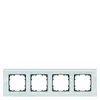 Siemens 5TG1204 – DELTA miro Frame 4-fold Authentic material glass crystal green Dimensions 303x 90 mm — photo 1 of 3