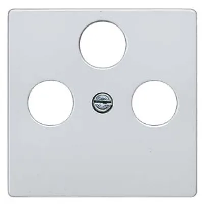 Siemens 5TG1252-2 – DELTA i-system Cover plate TV/RF/SAT 3-hole aluminum-metallic