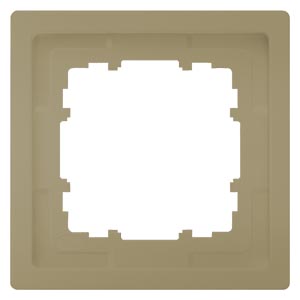 Siemens 5TG1321-0MG – Style, frame 1-fold, 82x 82 mm malt gold