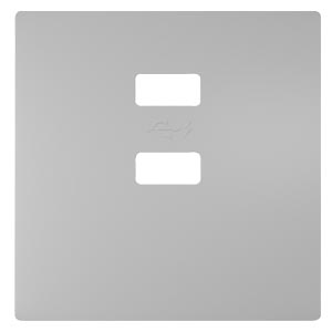 Siemens 5TG1378-0PM – Cover double USB Charger Platinum Metallic