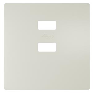 Siemens 5TG1378-0TW – Cover double USB Charger Titan White