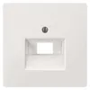 Siemens 5TG1394 – DELTA style, titanium white Cover plate UAE connection socket 68x 68 mm for Rutenbeck Cat. 3+5+6 BTR-DAT C6 — photo 1 of 3