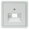 Siemens 5TG1765 – DELTA profil, silver Cover plate UAE connection socket suitable for Rutenbeck Cat. 3+5/ BTR Cat. 6, 65x 65 mm — photo 1 of 3