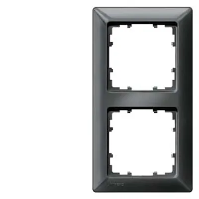 Siemens 5TG2552-6 – DELTA line, carbon metallic frame 2-fold, 151x 80 mm