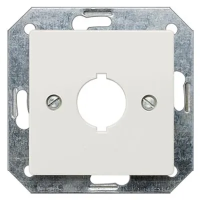 Siemens 5TG2567 – DELTA i-system titanium white cover plate 55 x 55 mm for built-in command devices for diameter 18.5 mm