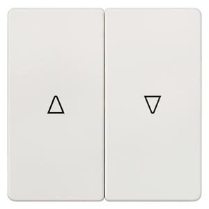 Siemens 5TG6214 – DELTA i-system titanium white Rocker switch with shutter symbols for shutter pushbutton, 55x 55 mm — photo 1 of 3