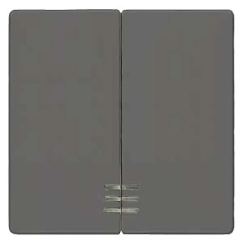 Siemens 5TG6224 – DELTA i-system carbon metallic Rocker switch with window for Series/double two-way switch 55x 55 mm — photo 1 of 3