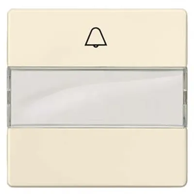 Siemens 5TG6285 – DELTA i-system electrical white Rocker switch with bell symbol and labeling field for pushbutton, 55x 55 mm