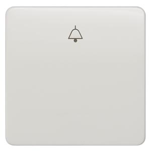 Siemens 5TG7807 – DELTA profil, titanium white Rocker switch with bell symbol for pushbutton, 65x 65 mm — photo 1 of 3