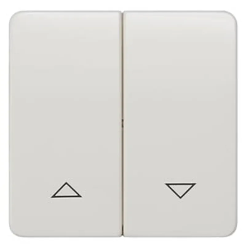 Siemens 5TG7814 – DELTA profil, titanium white Rocker switch with shutter symbols for shutter pushbutton, 65x 65 mm — photo 1 of 3