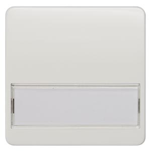 Siemens 5TG7816 – DELTA profil, titanium white Rocker switch with label for universal switch Change/off for intermediate and… — photo 1 of 3