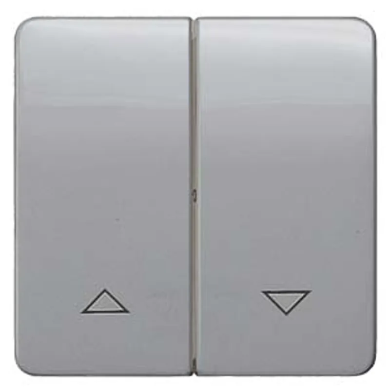 Siemens 5TG7934 – DELTA profil, silver Rocker switch with shutter symbols for shutter pushbutton, 65x 65 mm — photo 1 of 3