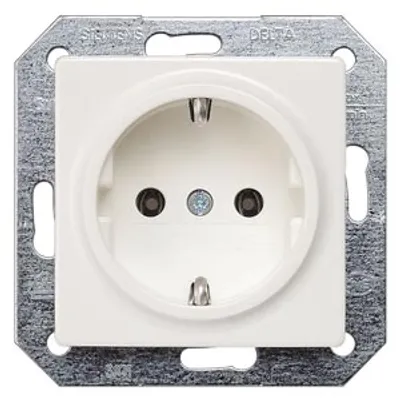 Siemens 5UB1100-5KK – DELTA SCHUKO socket outlet insert 10/16A 250V with screw-type terminals 4 mm2 finely stranded without claws