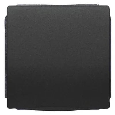 Siemens 5UB1852-0AC01 – DELTA style, Antracite cosso SCHUKO socket outlet 10/16 A 250 V with spring flap cover plate 68 x 68 mm