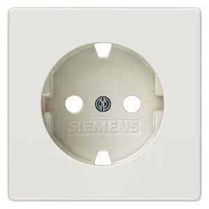 Siemens 5UH1065-1 – DELTA style, platinum metallic cover plate 68 x 68 mm for SCHUKO socket outlet