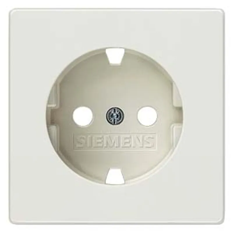 Siemens 5UH1065 – DELTA style, titanium white cover plate 68 x 68 mm for SCHUKO socket outlet — photo 1 of 2
