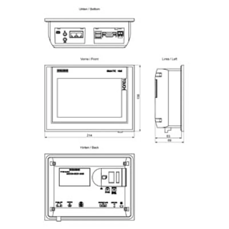 Siemens 6AV2124-0GC01-0AX0 — photo 2 of 4