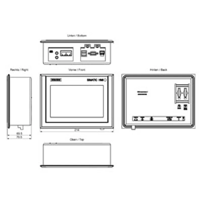 Siemens 6AV2124-0GC13-0AX0 — photo 2 of 4