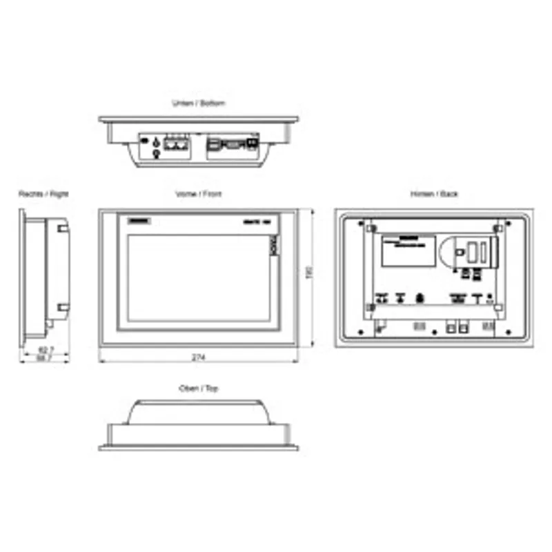 Siemens 6AV2124-0JC01-0AX0 — photo 2 of 4
