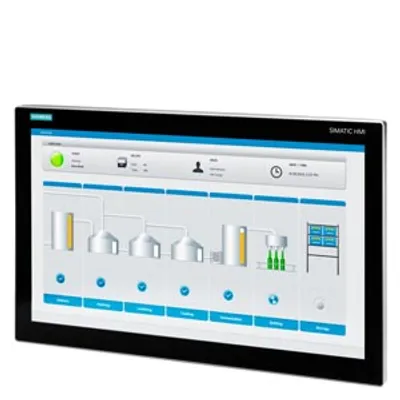 Siemens 6AV7863-4MA10-2NA0 – SIMATIC IFP2200 V2 Extended, 22" multi-touch display (16:9) with 1920x1080 pixel resolution, built-in unit