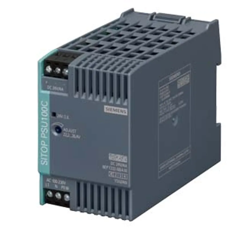 Siemens 6EP1332-5BA10 – SITOP PSU100C/1ACDC/24VDC/4A SITOP PSU100C 24 V/4 A stabilized power supply input: 120-230 V AC