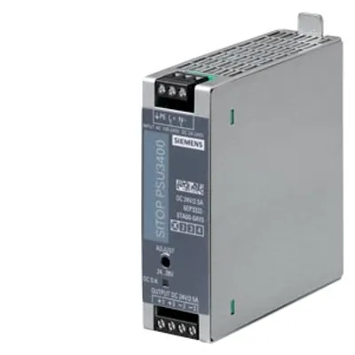 Siemens 6EP3332-0TA00-0AY0 – SITOP PSU3400/1ACDC/24VDC/2.5A SITOP PSU3400 uni 24 V/2.5 A Stabilized power supply Input: 230 V AC
